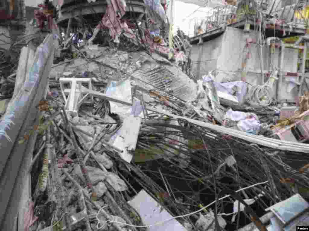 Unutrašnjos nuklearnog reaktora nuklearnog kompleksa Fukušime Daiči. 8. novembar, 2011.