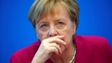 German Chancellor Angela Merkel attends a board meeting following the Hesse state election in Berlin, Germany, October 29, 2018.