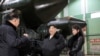 کیم جونگ اون رهبر کره شمالی در یک پایگاه نظامی. آرشیو