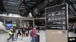 Le terminal 1 de l’aéroport de Lyon Saint Exupéry, à Lyon, centre-est de la France, 7 octobre 2017. 