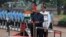 Tân Tổng thống Ấn Độ Ram Nath Kovind duyệt binh sau khi nhậm chức ngày 25/7/2017.
