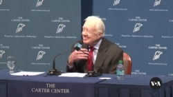 At 100, erstwhile  President Carter votes for Kamala Harris