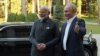 Presiden Rusia Vladimir Putin menyambut kedatangan PM India Narendra Modi di kediamannya di Novo-Ogaryovo, pinggiran Moskow, Rusia, Senin 8 Juli 2024.