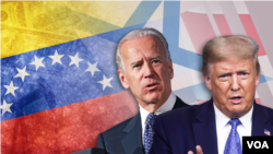 Gráfica Trump y Biden Venezuela