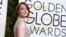 Emma Stone tiba di tempat penyelenggaraan Golden Globe Awards ke-74 di Beverly Hilton Hotel (8/1) di Beverly Hills, California. (Jordan Strauss/Invision/AP)
