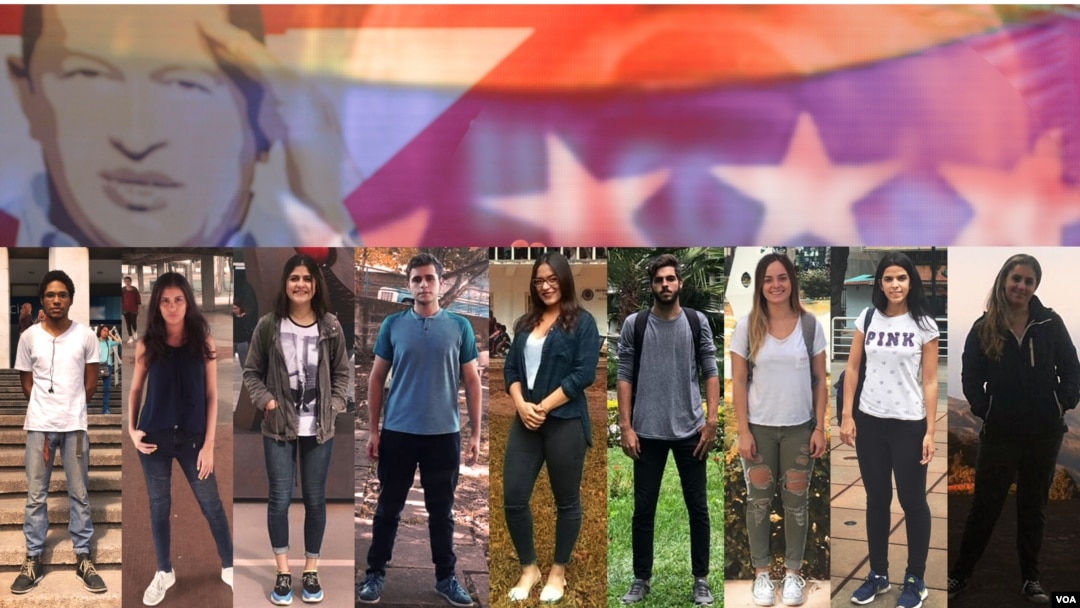 20 jóvenes venezolanos hablaron con la Voz de América de sus memorias, sus retos y de cómo ven el futuro de su país. (Fotos: Luisana Solano y Cortesía - VOA) 
