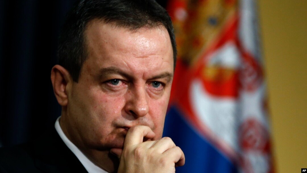 Ministar spoljnih poslova Srbije Ivica Dačić, (AP Photo/Darko Vojinovic) 