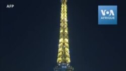 Coronavirus: la tour Eiffel rend hommage au personnel soignant
