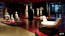 Musée du quai Branly-Jacques Chirac, où 300 000 œuvres originaires d'Afrique, du Moyen-Orient, d'Asie, d'Océanie et des Amériques sont exposées, à Paris, le 15 mars 2018. 