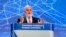 FILE - European Commissioner for Climate Action and Energy Miguel Arias Canete is seen speaking during a media conference at EU headquarters in Brussels, Feb. 25, 2015.