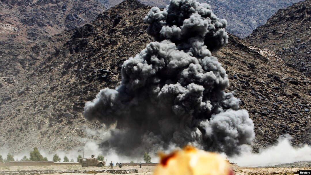 Igisasu cyarashwe n'indege mu ntara ya Nangarhar muri Afuganistani