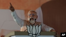 FILE—Indian Prime Minister Narendra Modi speaks at an election campaign rally in Meerut, India, March 31, 2024.