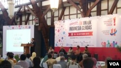 Konferensi Smart City di Kampus ITB, Bandung. (VOA/R. Teja Wulan)