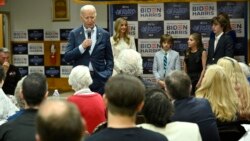 Presiden AS Joe Biden berbicara dalam kampanye di kampung halaman masa kecilnya di kota Scranton, Pennsylvania, Selasa 16 April 2024.