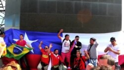 World Cup Fans Flock to Rio's Iconic Christ Statue