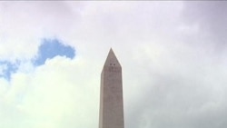 华盛顿纪念碑地震受损状况