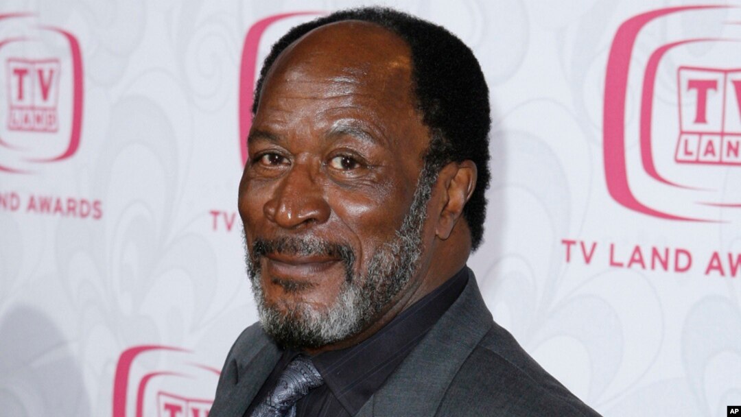 FILE - Actor John Amos appears at the 5th Annual TV Land Awards in Santa Monica, California, on April 14, 2007. 