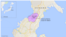 Bản đồ khu vực Okinawa, Nhật Bản.