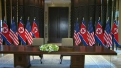 Trump y Kim: Firman documento