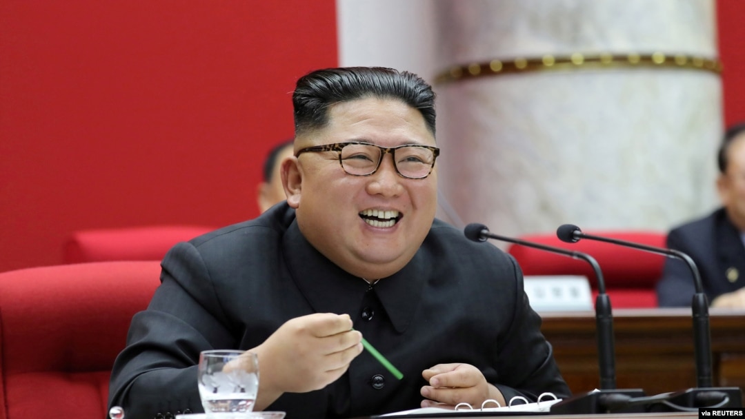 FILE: North Korean leader Kim Jong Un attends the 5th Plenary Meeting of the 7th Central Committee of the Workers' Party of Korea (WPK) in this undated photo released on December 31, 2019 by North Korean Central News Agency (KCNA). 
