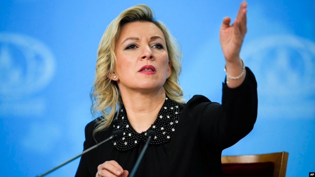 Người phát ngôn Bộ Ngoại giao Nga Maria Zakharova.