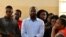 Ugandan independent filmmaker Moses Bwayo stands in the dock at the Makindye Magistrate Court, in Kampala, Uganda, March 4, 2020.