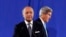 U.S. Secretary of State John Kerry (R) joins French Foreign Minister Laurent Fabius at a news conference after a meeting regarding Syria, at the Quai d'Orsay in Paris, France. 