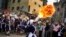 A Sikh youth performs an act of fire as he displays martial art skills during a religious procession on the eve of birth anniversary of Guru Ram Das in Amritsar, India. Ram Das was the fourth of the ten gurus of Sikhism.