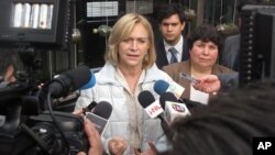 Evelyn Matthei fue nominada como candidata presidencial por la conservadora Unión Demócrata Independiente.