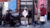 San Francisco Chinatown residents performing traditional music (September 2012)