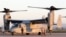 FILE - U.S. Marine officers work next to an MV-22 Osprey VTOL aircraft at the Sigonella airbase, Sicily, March 24, 2011. The Pentagon is looking for a new generation of such planes.
