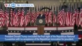 VOA60 America - President Trump Accepts GOP Nomination