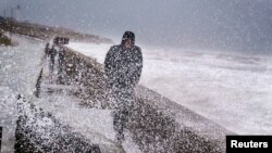 طوفان مالک در هیرتشال، دانمارک - ۹ بهمن ۱۴۰۰