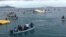 Cảnh giải cứu người từ chuyến bay của Air Niugini gặp nạn ở Micronesia, 28/9/2018