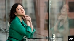 Chilean trans actress Daniela Vega, a cast member in the film "A Fantastic Woman," poses for a portrait at the The Adelaide Hotel during the Toronto International Film Festival in Toronto, Sept. 9, 2017.