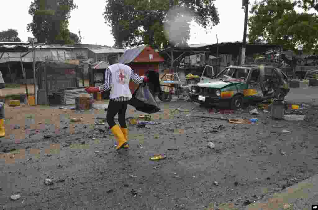 Harin Kunar Bakin Wake Yau Jumma&#39;a A Kusa Da Kasuwar Kwastam Ta Maiduguri