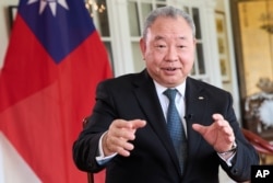 资料照片：驻美国台北经济文化代表处代表俞大㵢。(2026年6月17日)