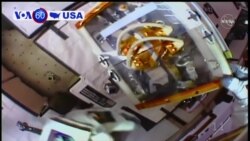 VOA60 America - NASA astronauts Jessica Meir and Christina Koch are undertaking the first all-female spacewalk