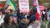 Manifestantes asisten a 'Marcha de Unidad por Puerto Rico'