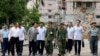 台湾总统赖清德视察位于台湾北部新北市的陆军关渡指挥部。(2026年6月16日）