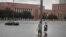 Studenti u kampusu Univerziteta u Hjustonu tokom poplava