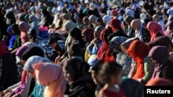 Warga Muslim AS melakukan shalat Idul Adha di kawasan Brooklyn, kota New York 12 Agustus 2016 lalu (foto: ilustrasi).