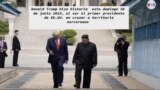 Trump cruza a territorio de Corea del Norte
