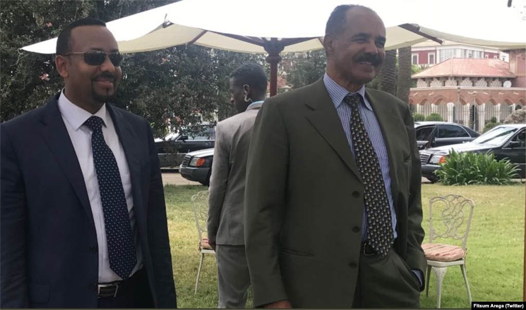 ስነ-ስርዓት ምቕባል ቀ/ሚ ኢትዮጵያ ዶ/ር ኣብይ ኣሕመድን ጉጅለኡን