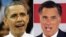 President Barack Obama, left, and Republican presidential candidate former Massachusetts Governor Mitt Romney