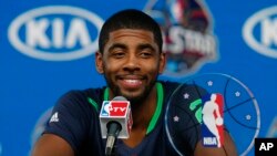 El base australiano Kyrie Irving fue elegido jugador más valioso del Juego de estrellas de la NBA