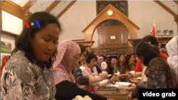 Acara buka puasa bersama di rumah kediaman Duta Besar Indonesia di Amerika, Wisma Indonesia, Washington DC, 12 Juli 2013 (Foto: dok).