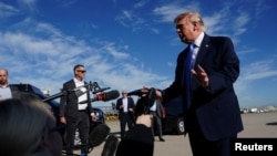 Президент Дональд Трамп общается с прессой. 27 сентября 2026г. Reuters. 