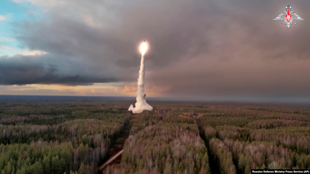 Proba ruske interkontinentalne rakete na severozapapadu Rusije (Foto: Russian Defense Ministry Press Service via AP)