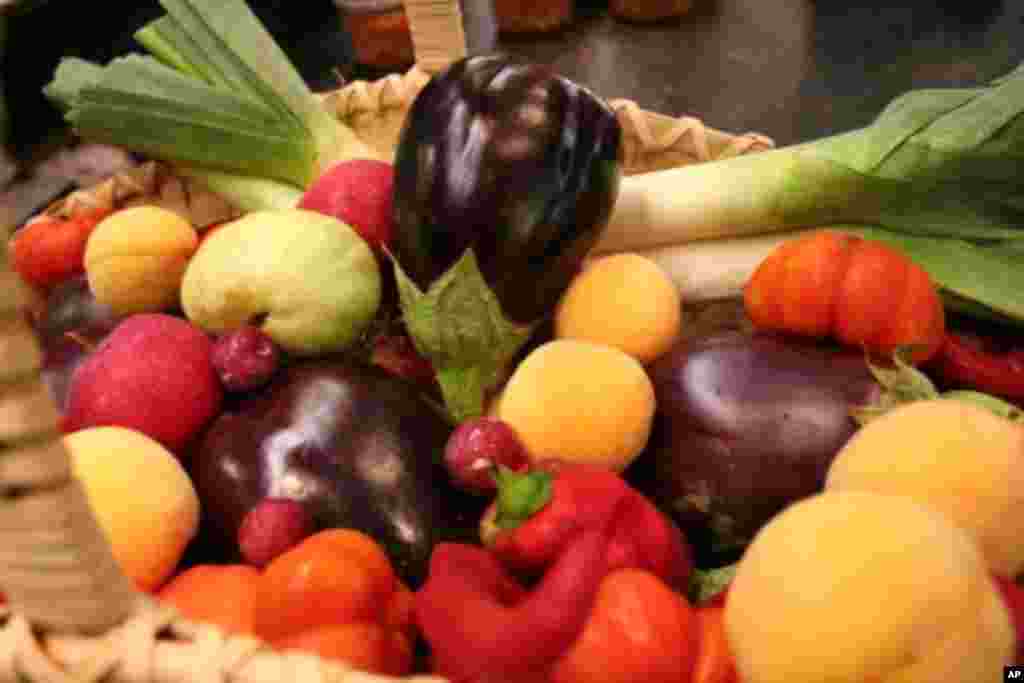 Visitors can sample a rich array of vegetables each day in the Cafe at Monticello. (Monticello/Lisa Stites)